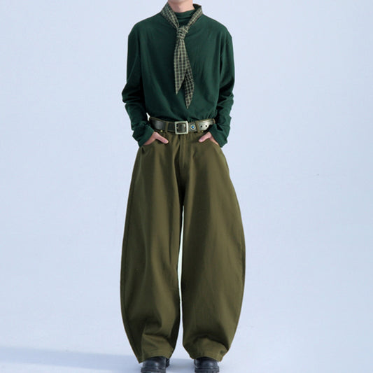 Retro Minority Vintage Style Profile Radish Overalls