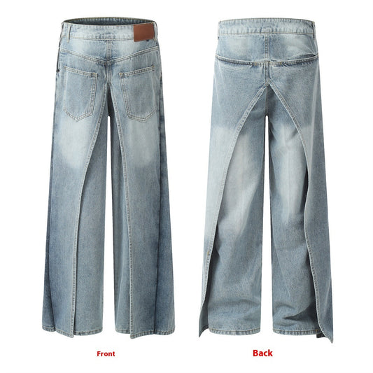 Wide Leg irregular Denim