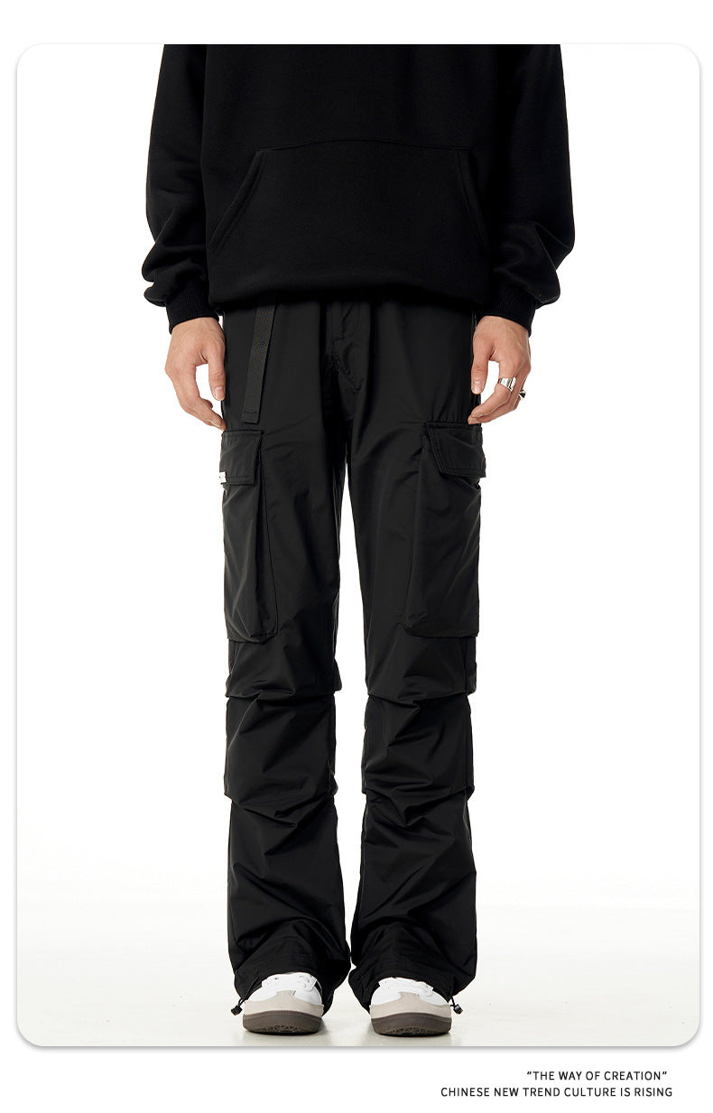 Retro Slim Fit Casual Cargo Pants