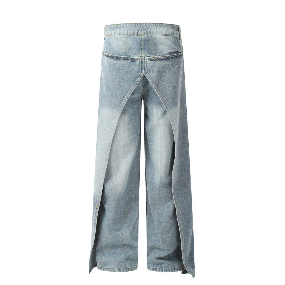 Wide Leg irregular Denim