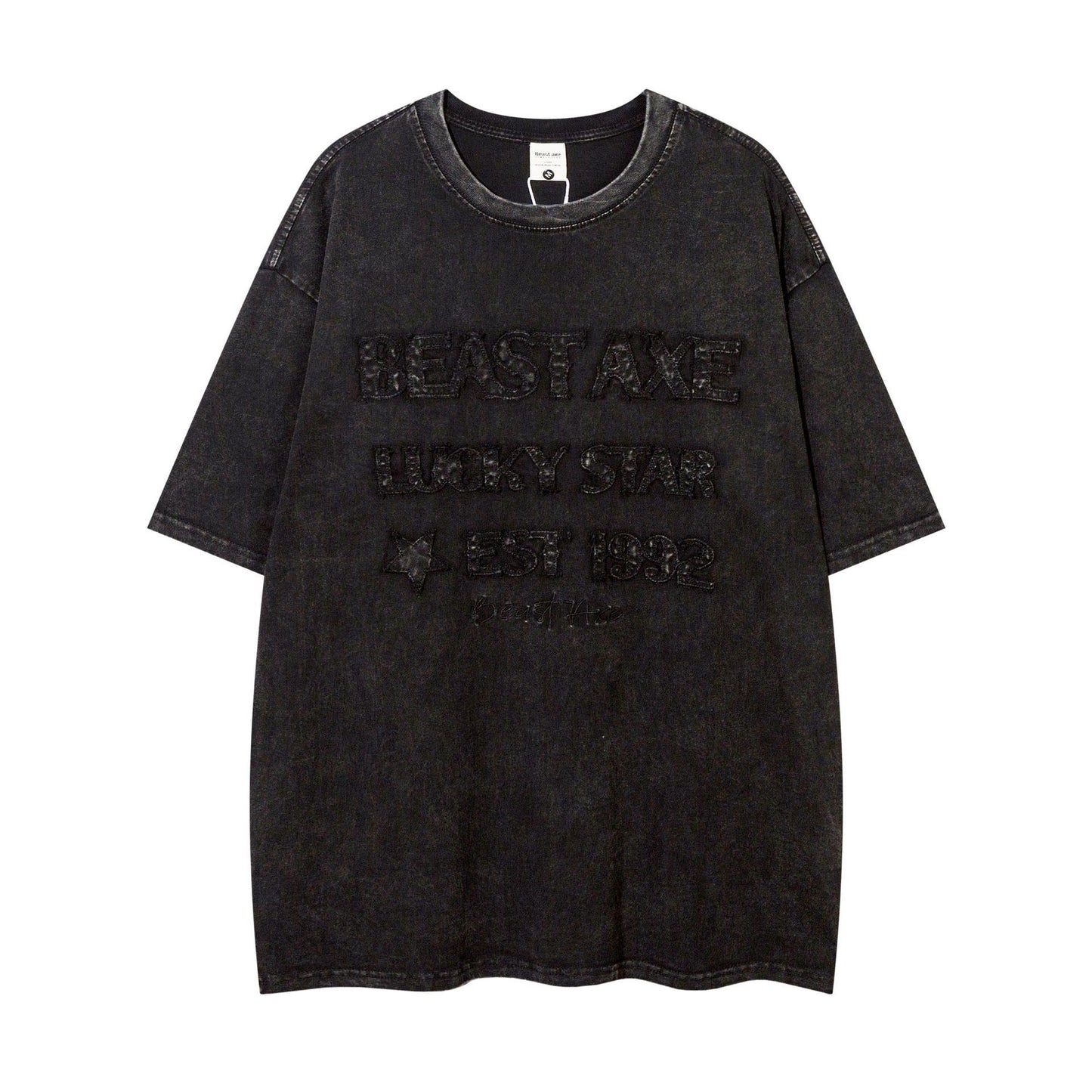 Worn Looking Washed-out Loose T-shirt