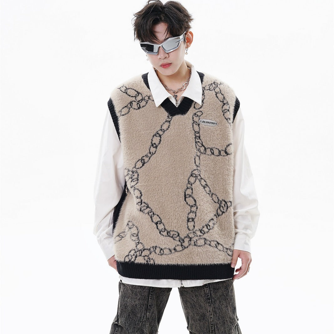 V-neck Uniform Sweater  (Unisex)