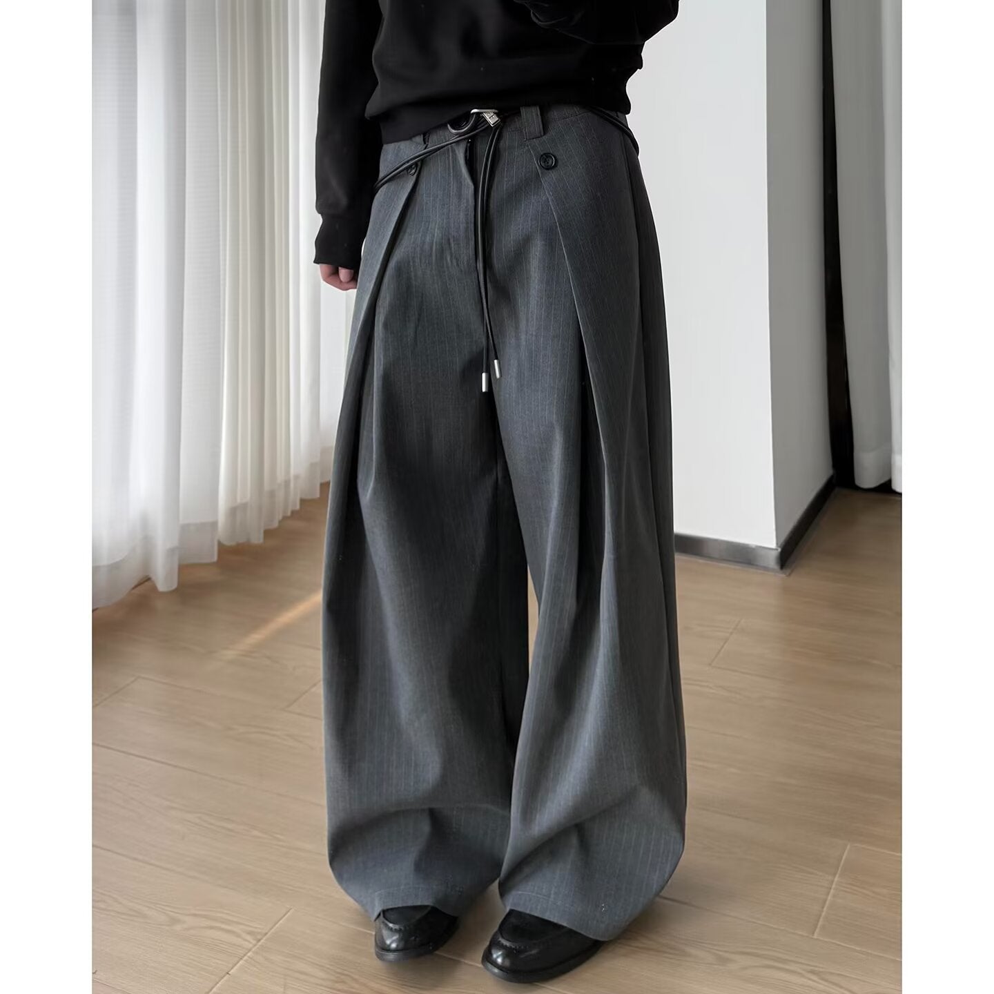 Draping  Double Pleat Slacks