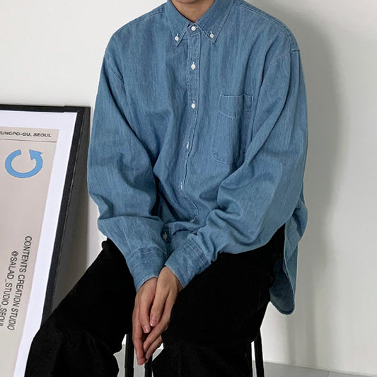 Tooling Loose Denim Shirt