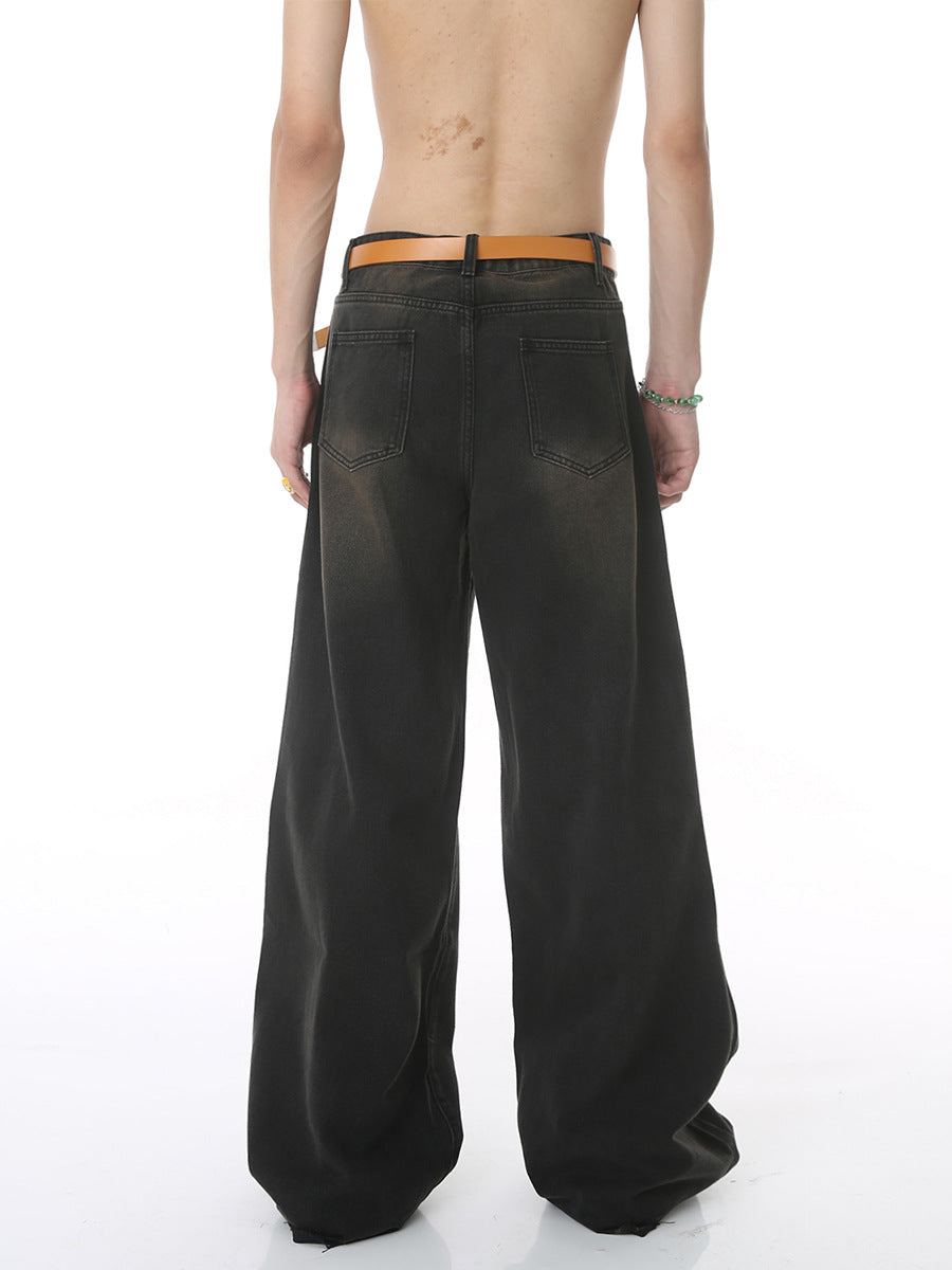Loose Hole Wide Leg Hip Hop Jeans