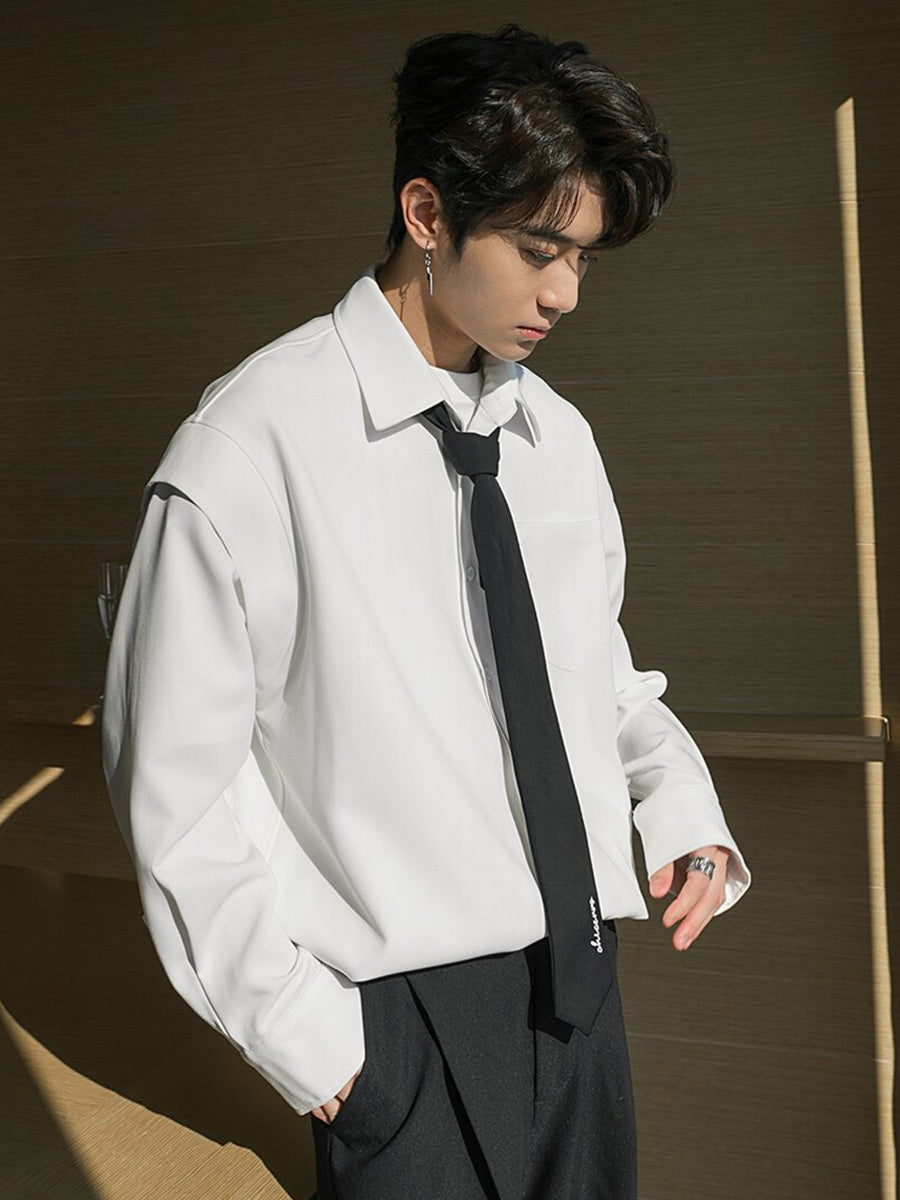 Men's Two-piece Tie Shirt
