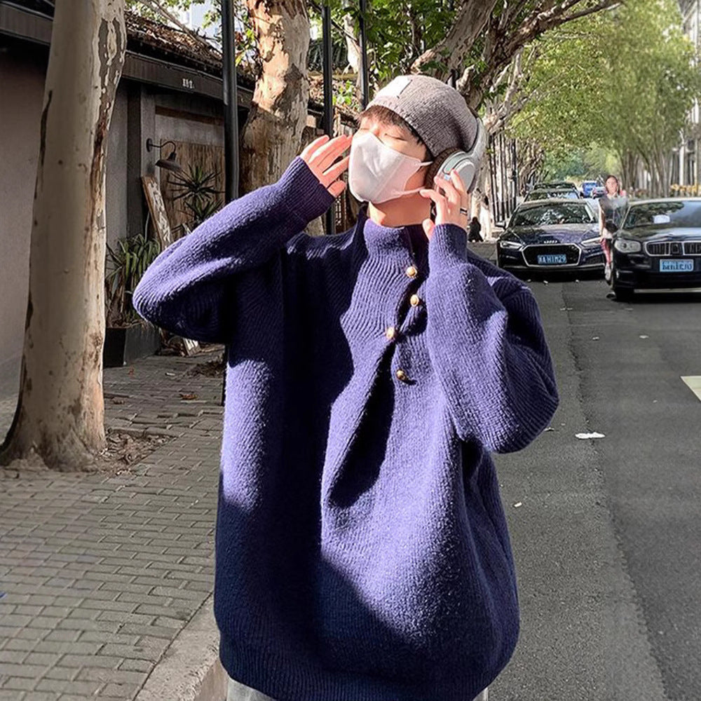 Idle Style Diagonal Sweater