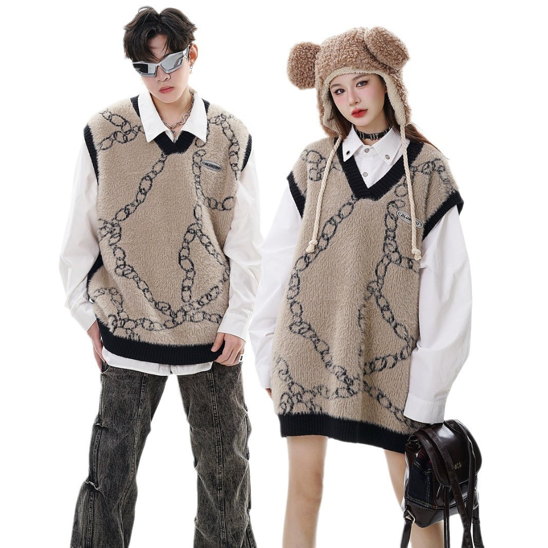 V-neck Uniform Sweater  (Unisex)