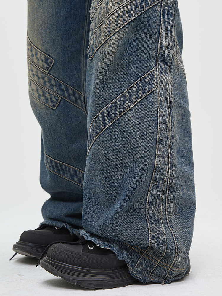 Street Layered Jeans