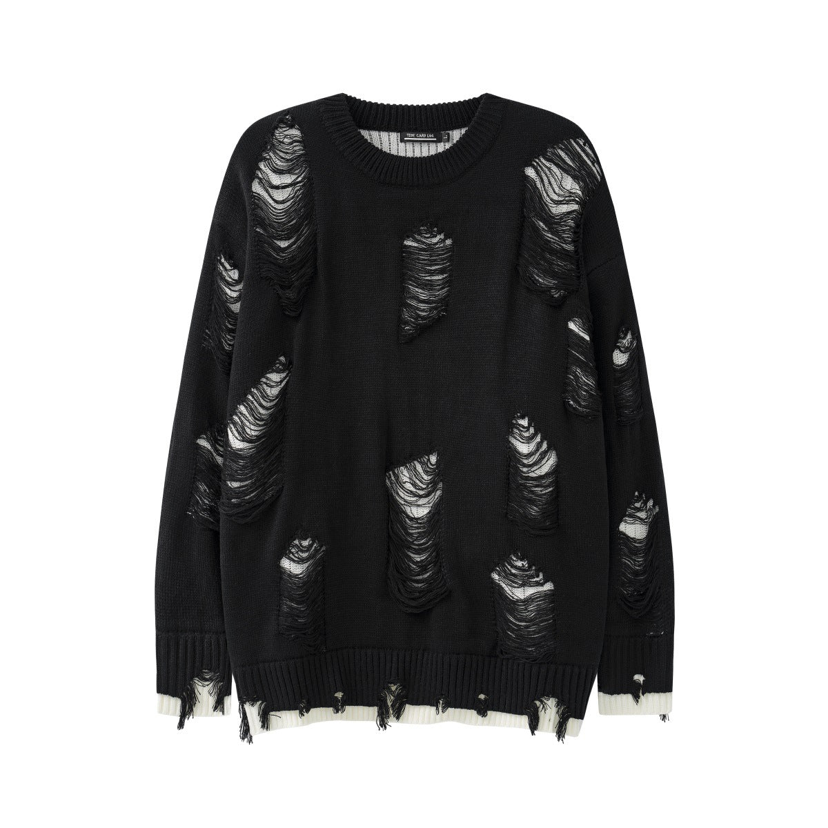 Two-piece Hole Oversize  Sweater (Unisex)