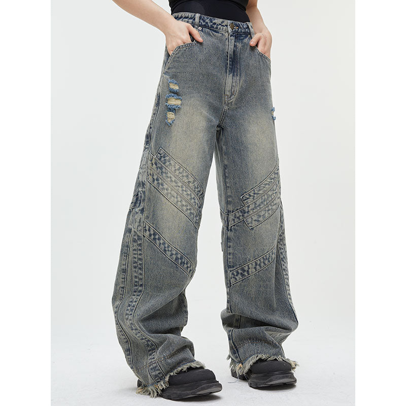 Street Layered Jeans