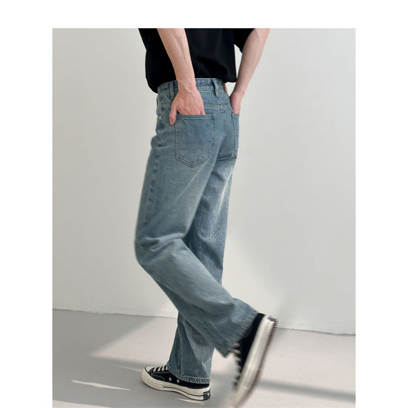Loose And Versatile Straight Jeans