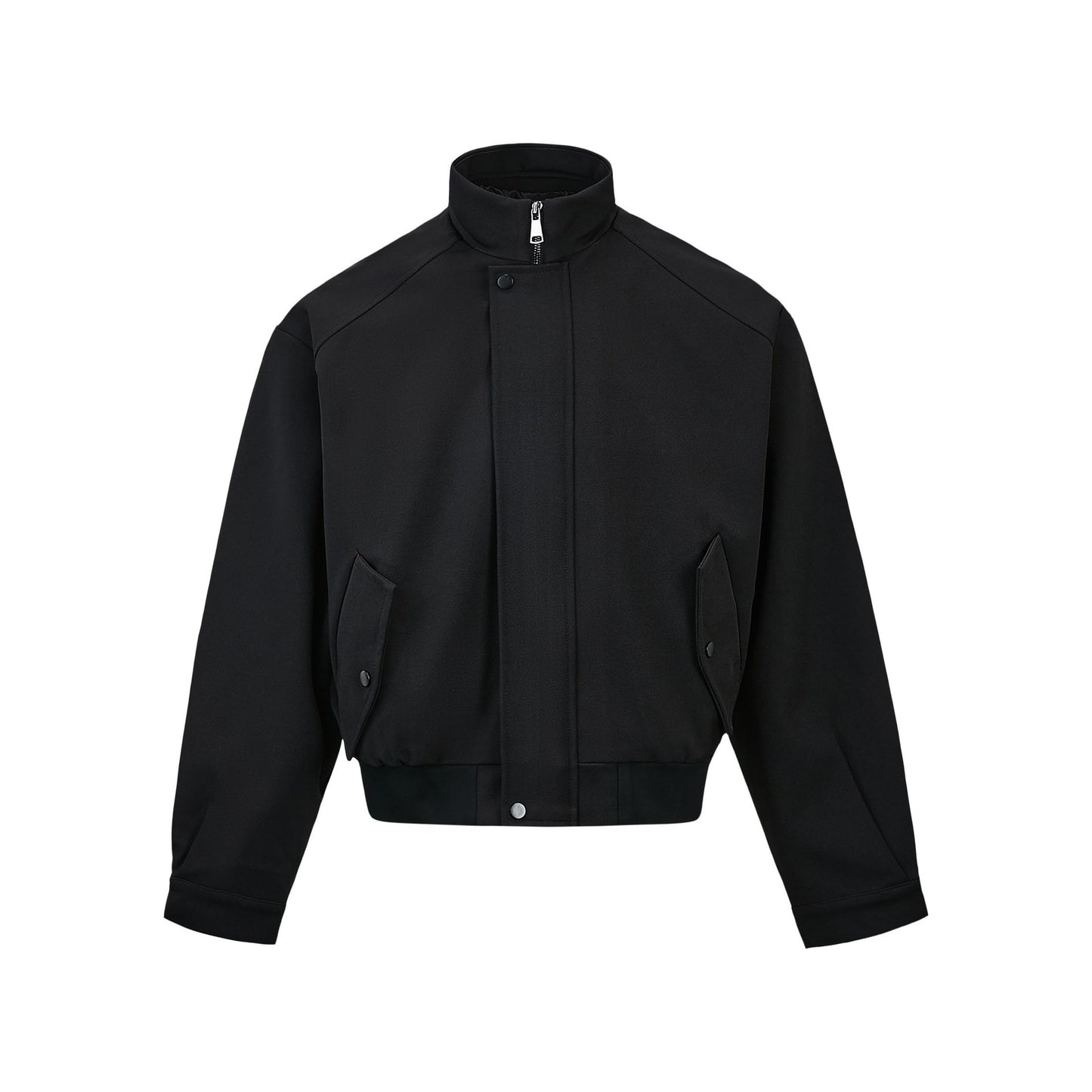 Simple Casual Raglan Stand-up Collar Jacket