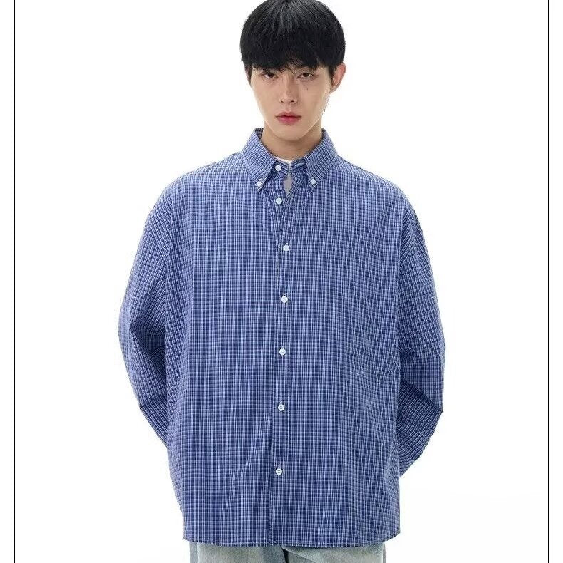 Classic Blue Plaid Shirt
