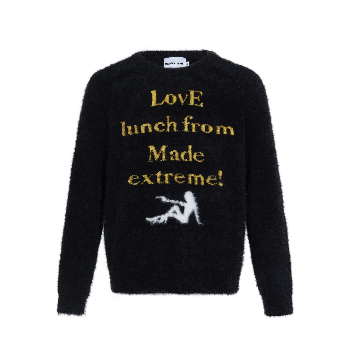Niche Heavy Thin And Glittering Plush Design Dragon Year Sweater