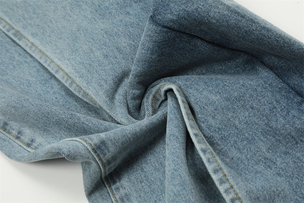 Wide Leg irregular Denim