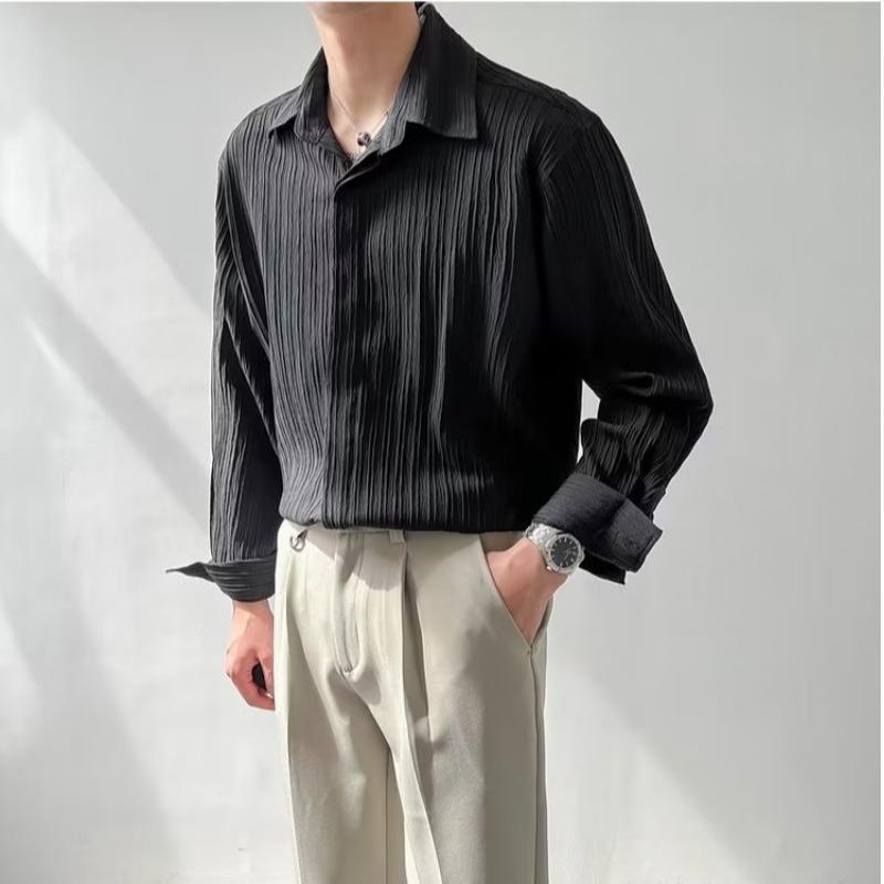 Men's Loose Casual Long Sleeve Shirt