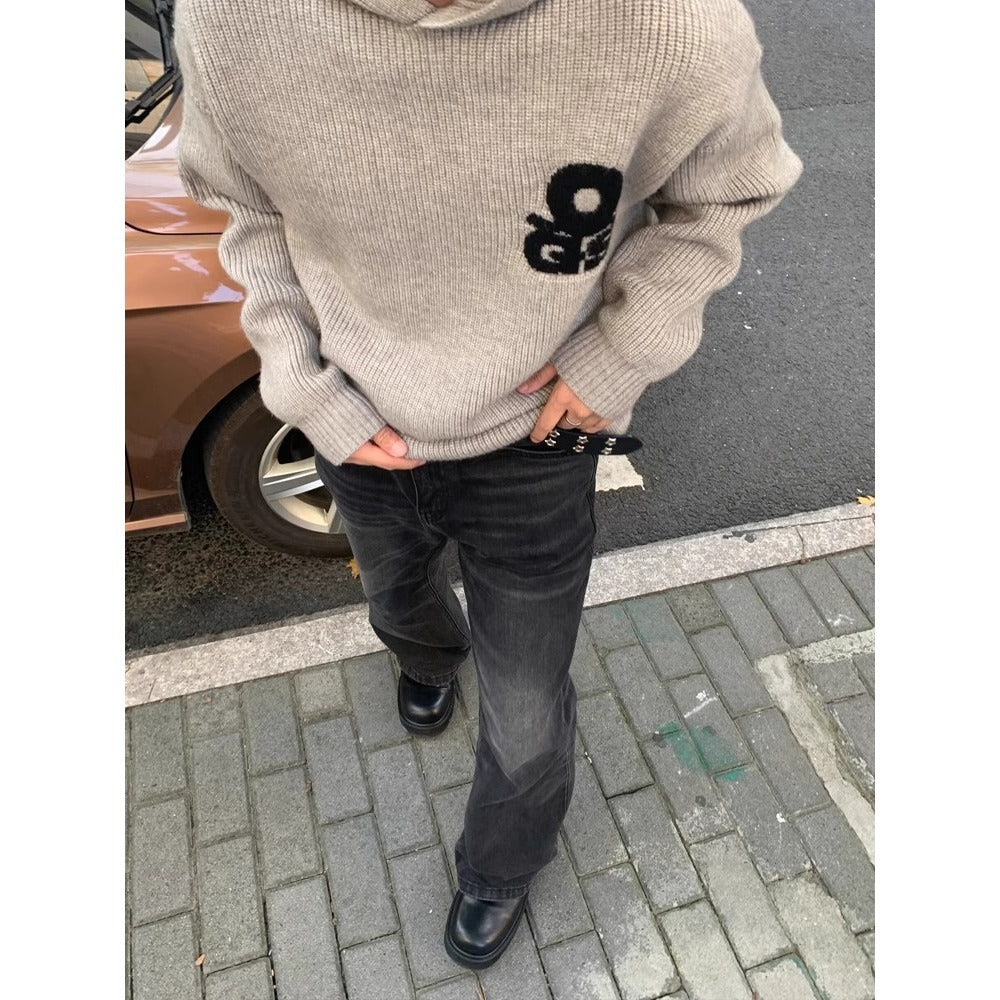 American High Street Retro Black Straight Skinny Jeans