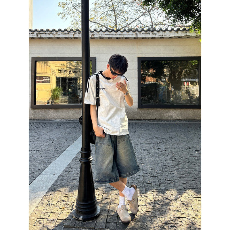 Summer Denim American Retro Washed