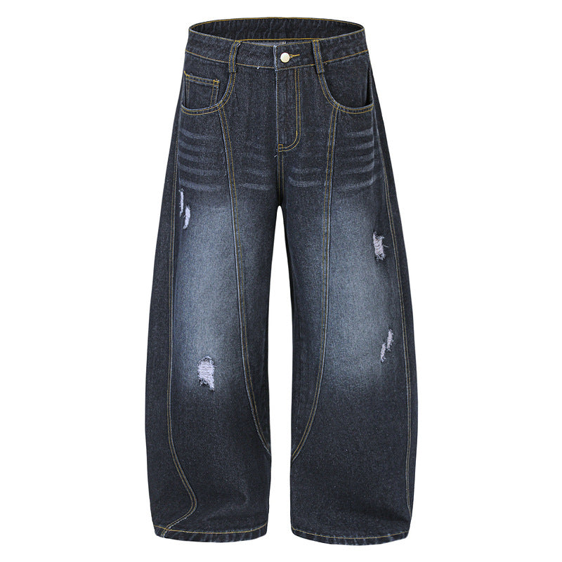 Dark Blue Machete Jeans Loose