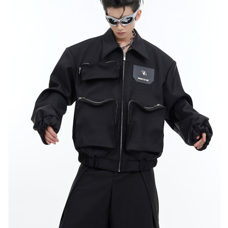 Three-dimensional Large Pocket Design Jacket