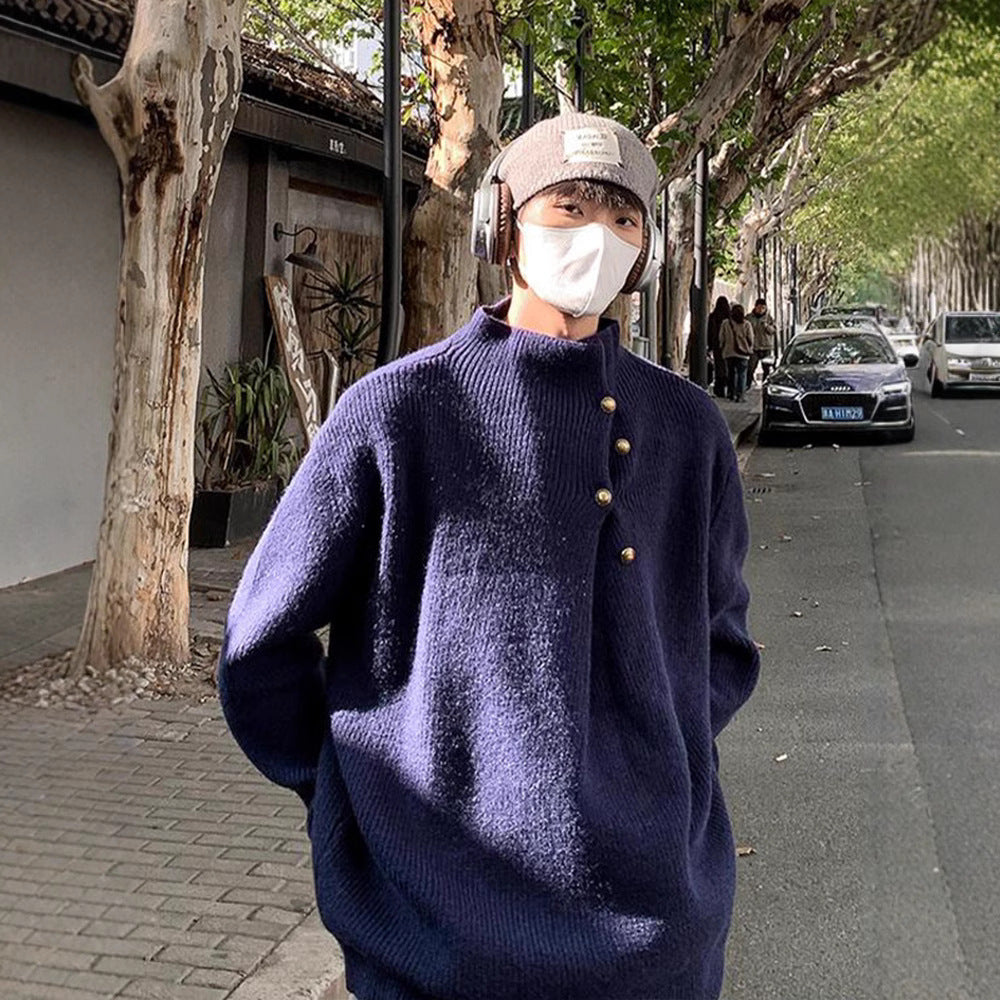Idle Style Diagonal Sweater