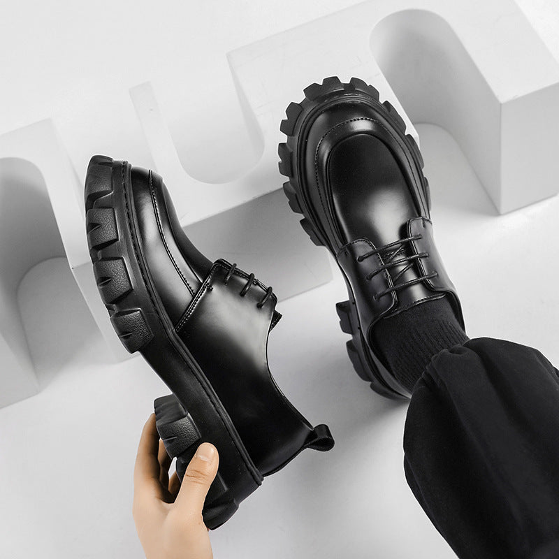 Casual Platform Chunky Leather Shoes