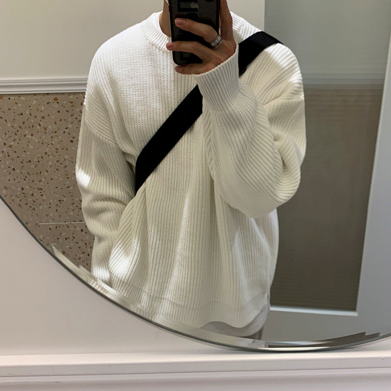 Lazy long-sleeved pullover sweater