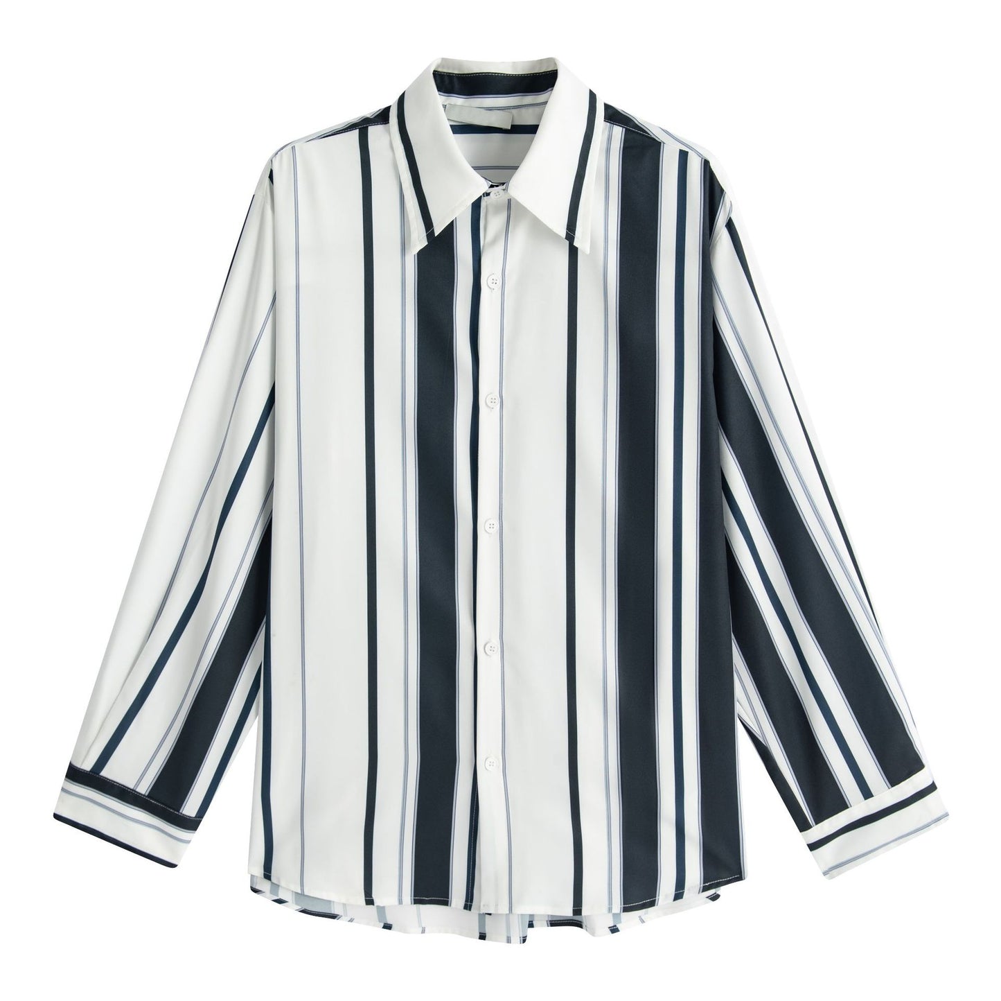 Retro Over-sized Striped Shirt