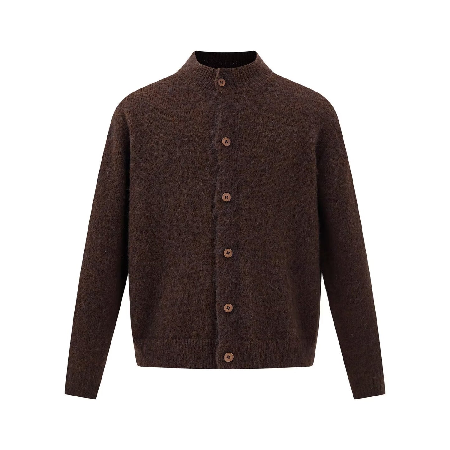 Casual Halfcollar Buttonup Cardigan Sweater