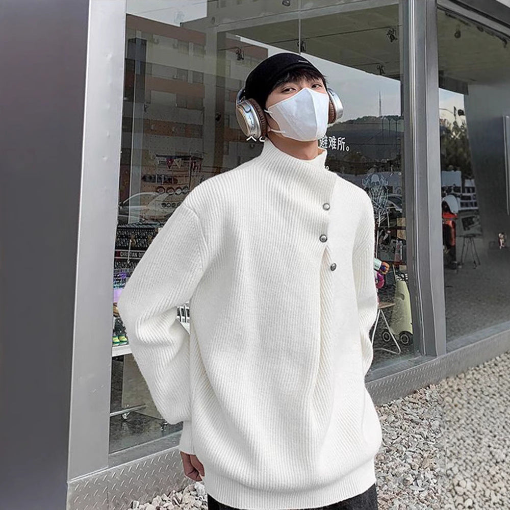 Idle Style Diagonal Sweater