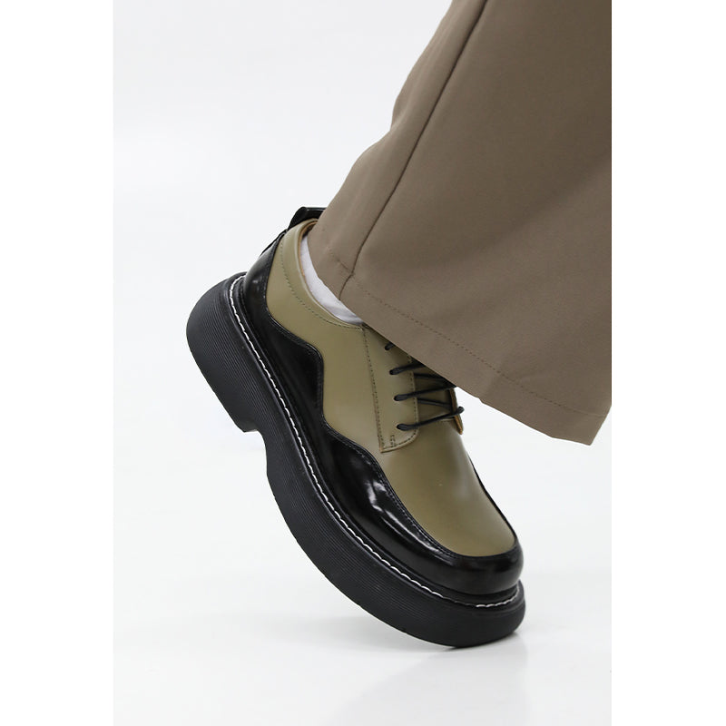 Casual Leather Shoes Melting color