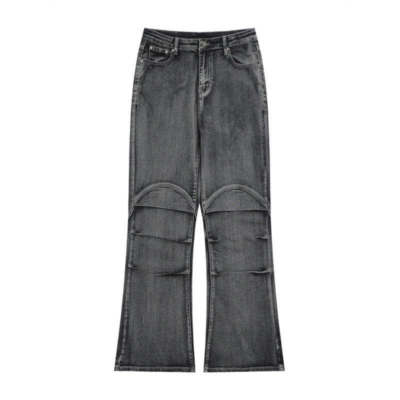 Retro Washed Distressed Skinny Jeans