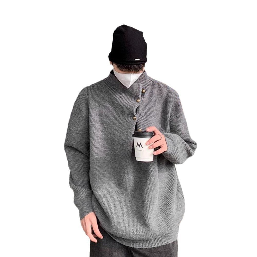 Idle Style Diagonal Sweater