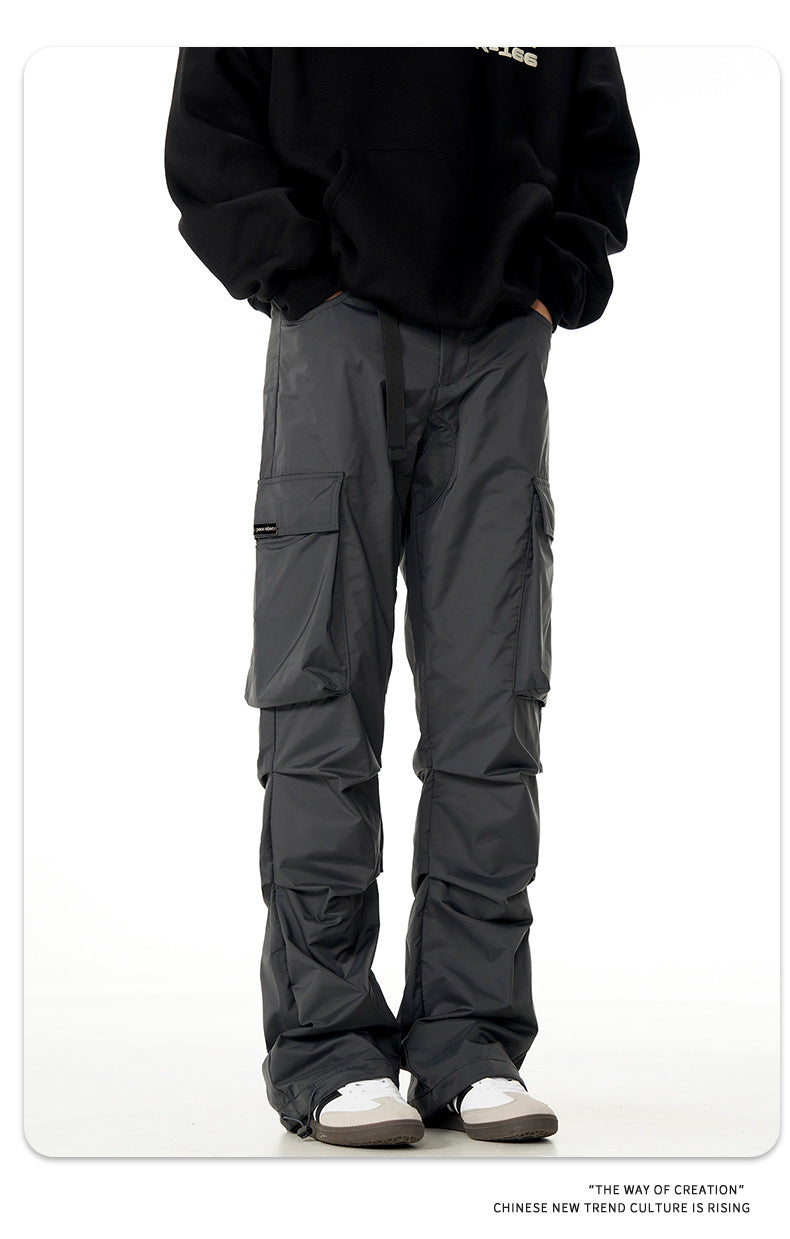 Retro Slim Fit Casual Cargo Pants