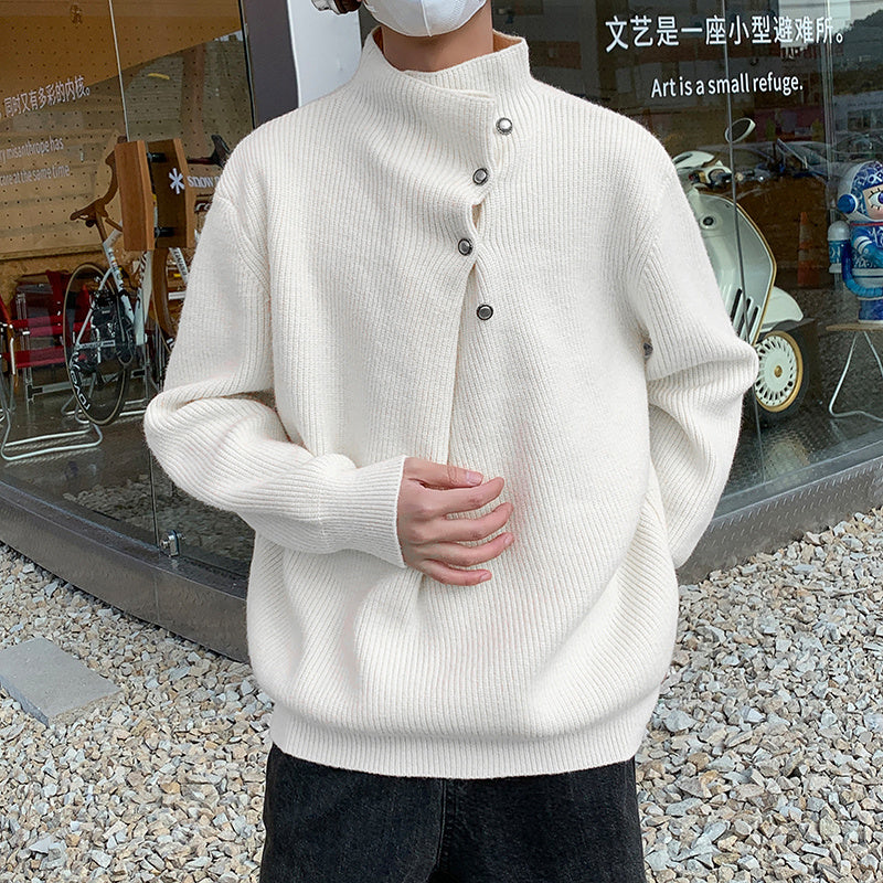 Idle Style Diagonal Sweater
