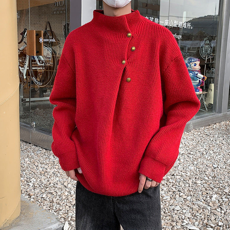 Idle Style Diagonal Sweater