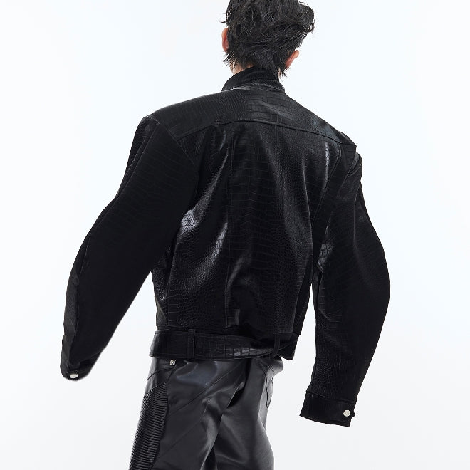 Profile Jacket Coat Metal Design Blouse