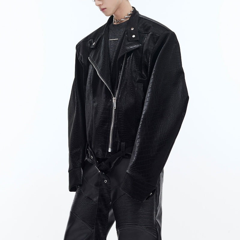 Profile Jacket Coat Metal Design Blouse