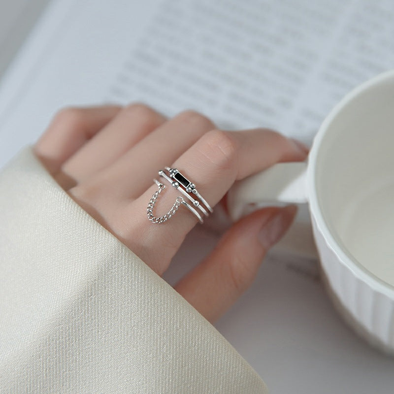 Ins Niche Design Sense Cold Wind Poker Heart Ring(Unisex)