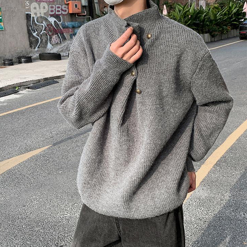 Idle Style Diagonal Sweater