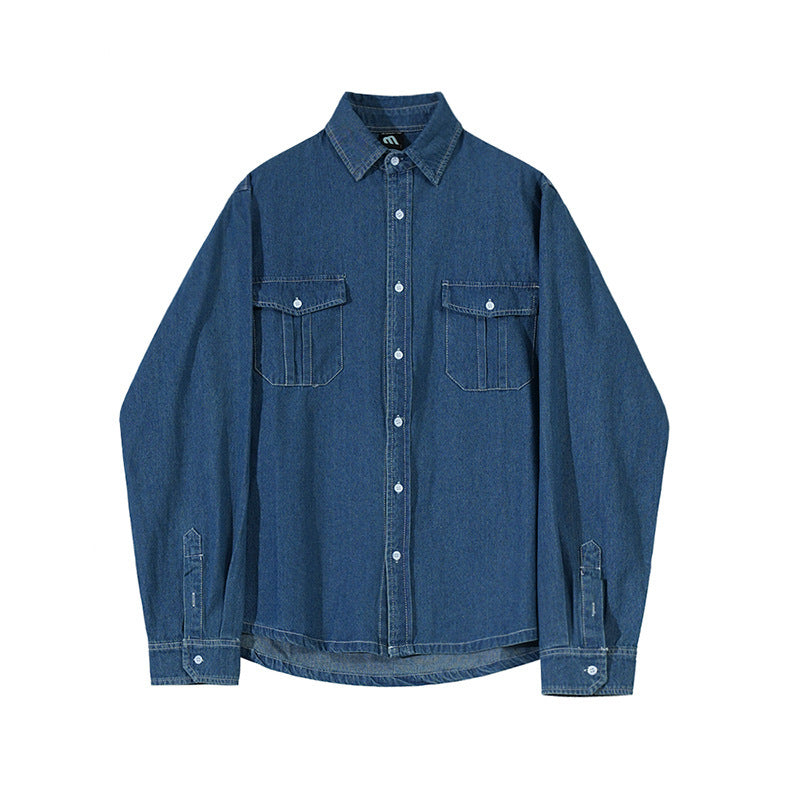 Simple Loose Denim Shirt