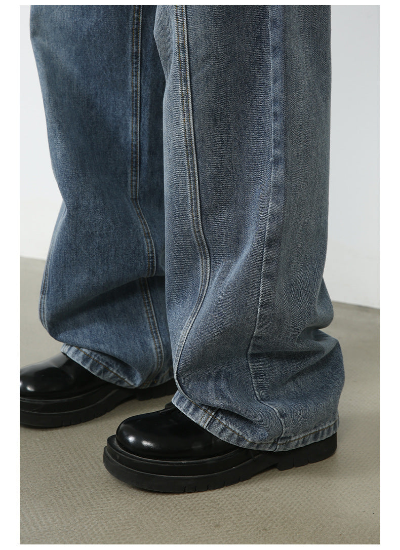 Vintage Jeans Special-interest Design Pants