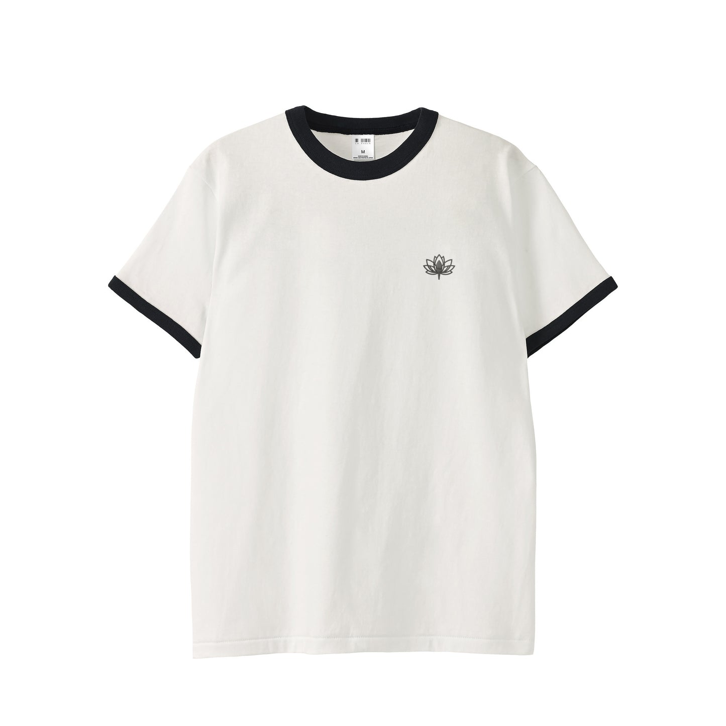 オープンエンド リンガー Tシャツ natural-x-sumi-black image