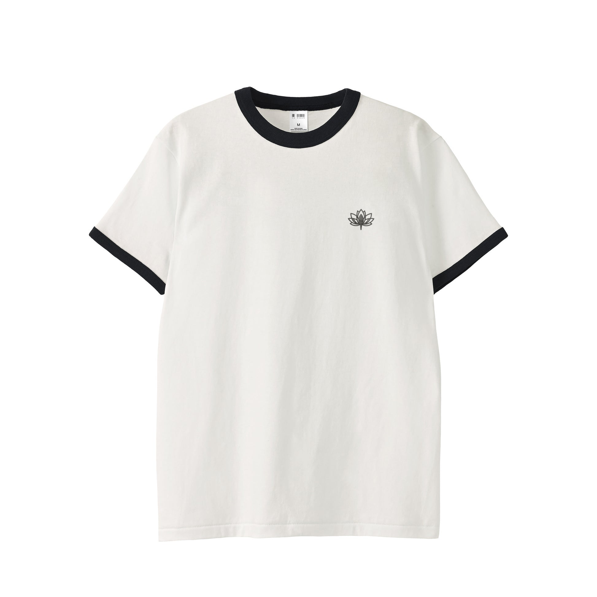 オープンエンド リンガー Tシャツ natural-x-sumi-black image